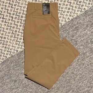 FLX premium flat-front pant men’s size 36x32 NWT